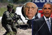 Gorbačov: NATO chce horkou válku s Ruskem. Obama slíbil věrnost ve zlých časech