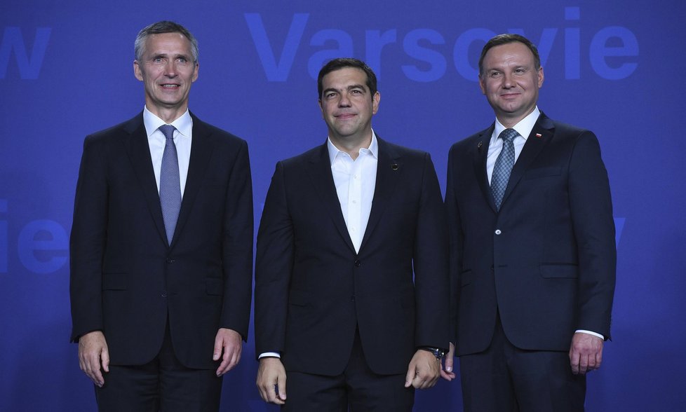 Summit NATO ve Varšavě: Dorazil i řecký premiér Alexis Tsipras