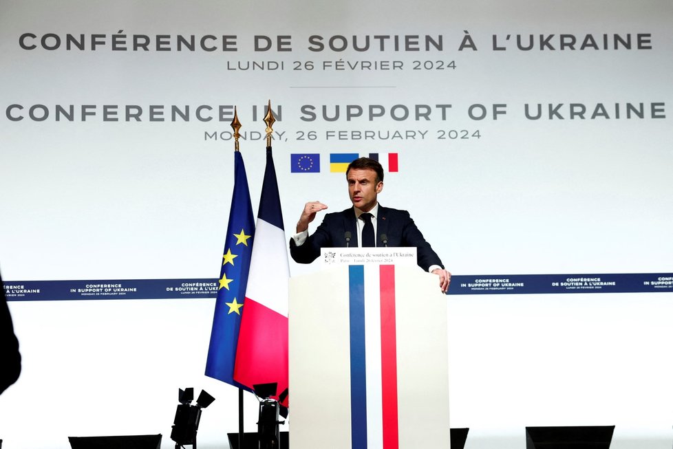 Summit o pomoci Ukrajině v Paříži (26. 2. 2024)