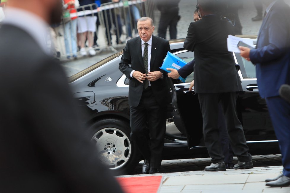 Pražský supersummit: Turecký prezident Recep Erdogan