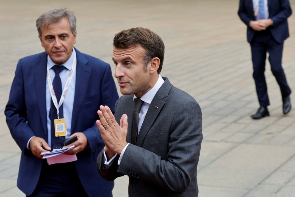 Supersummit v Praze: Francouzský prezident Emmanuel Macron