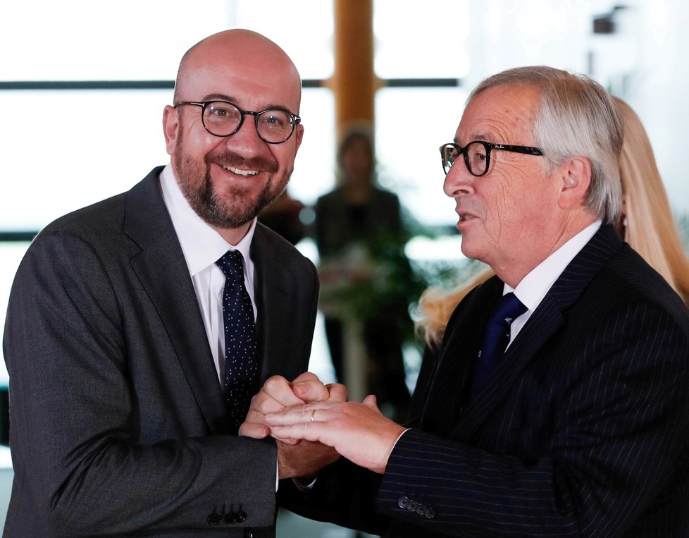 Jean Claude Juncker  a Charles Michel