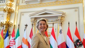Summit lídrů EU v Praze: Šéfka Evropské komsie Ursula von der Leyenová (7.10.2022)