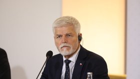 Petr Pavel na summitu prezidentů V4 v Praze (22. 11. 2023)