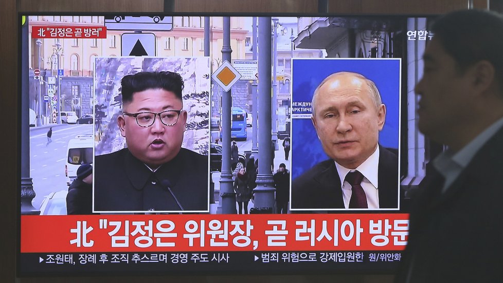 Na summit Kima s Putin upozorňují severokorejská média.