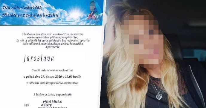 Rodina se loučí s taxikářkou (†44) ze Šumperka.