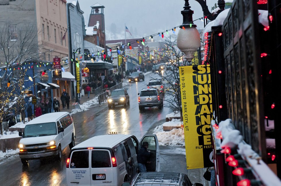 Městečko Park City, dějiště festivalu Sundance