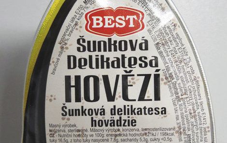 Šunková delikatesa bez masa.