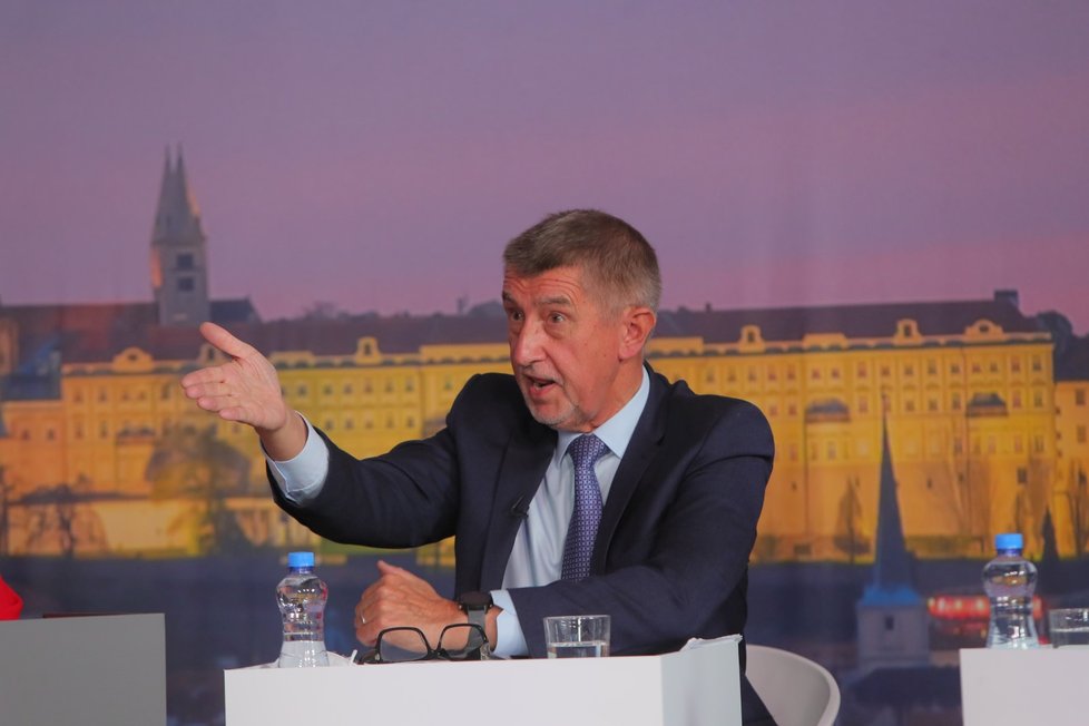 Superdebata Blesku (7. 10. 2021): Andrej Babiš (ANO)