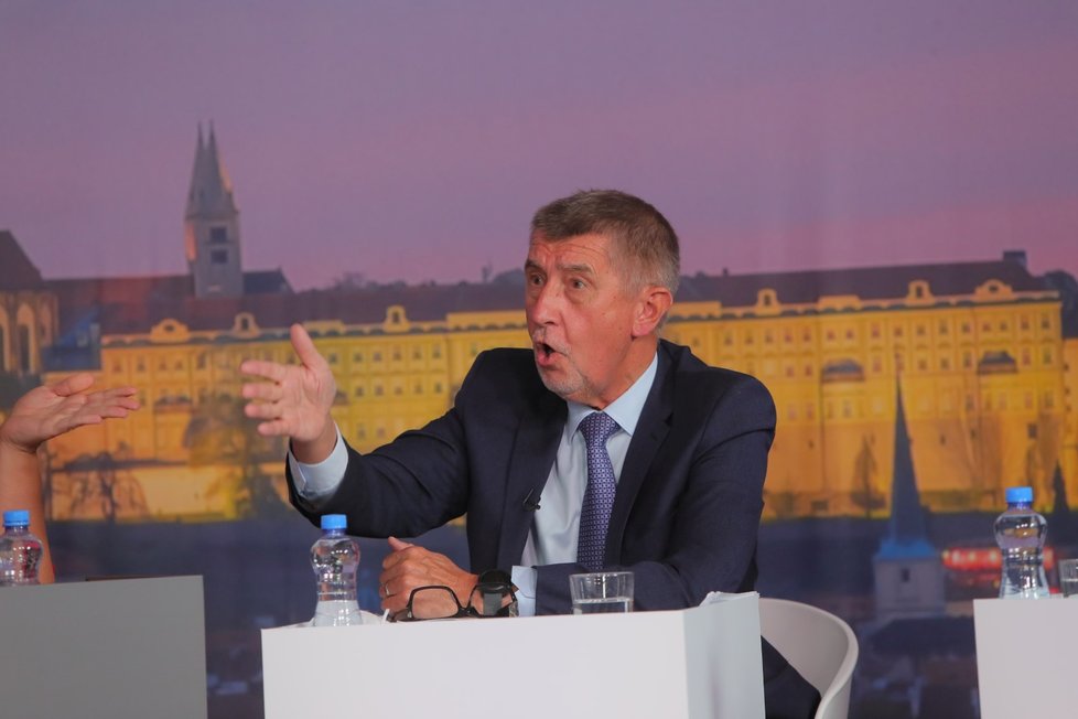 Superdebata Blesku (7. 10. 2021): Andrej Babiš (ANO)