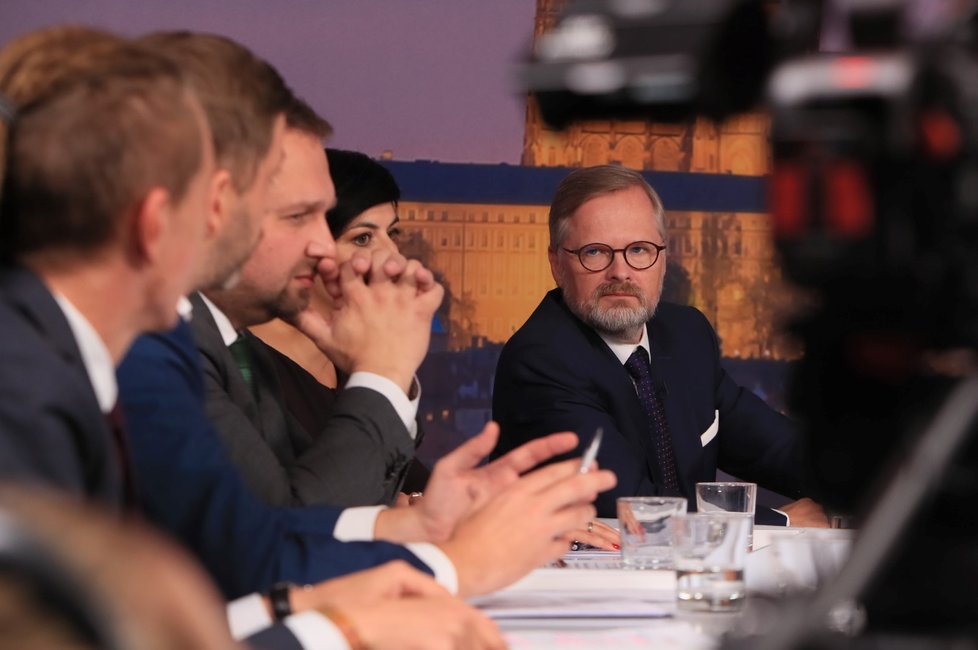 Superdebata lídrů Blesku: Premiér Petr Fiala (ODS) (22.9.2022)