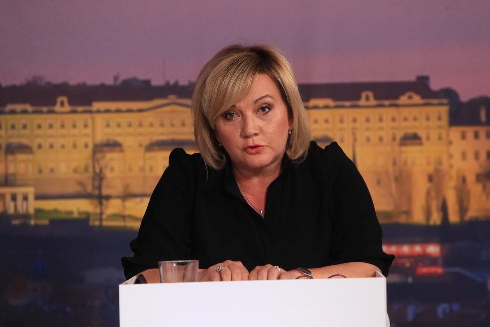 Superdebata lídrů Blesku: Předsedkyně poslaneckého klubu ANO Alena Schillerová (22. 9. 2022)