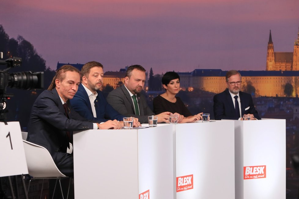 Superdebata lídrů Blesku: Lídři koalice SPOLU (22.9.2022)