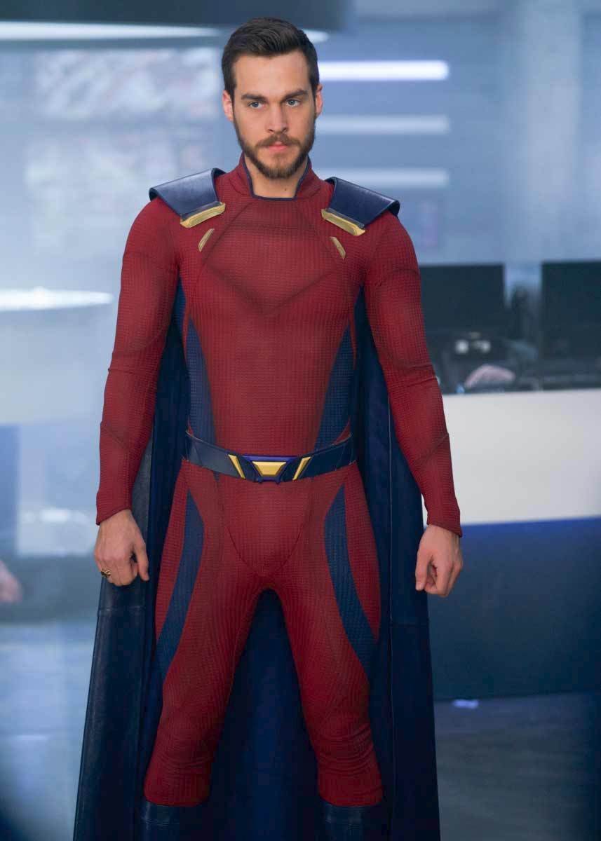 Záběry ze seriálu Supergirl.