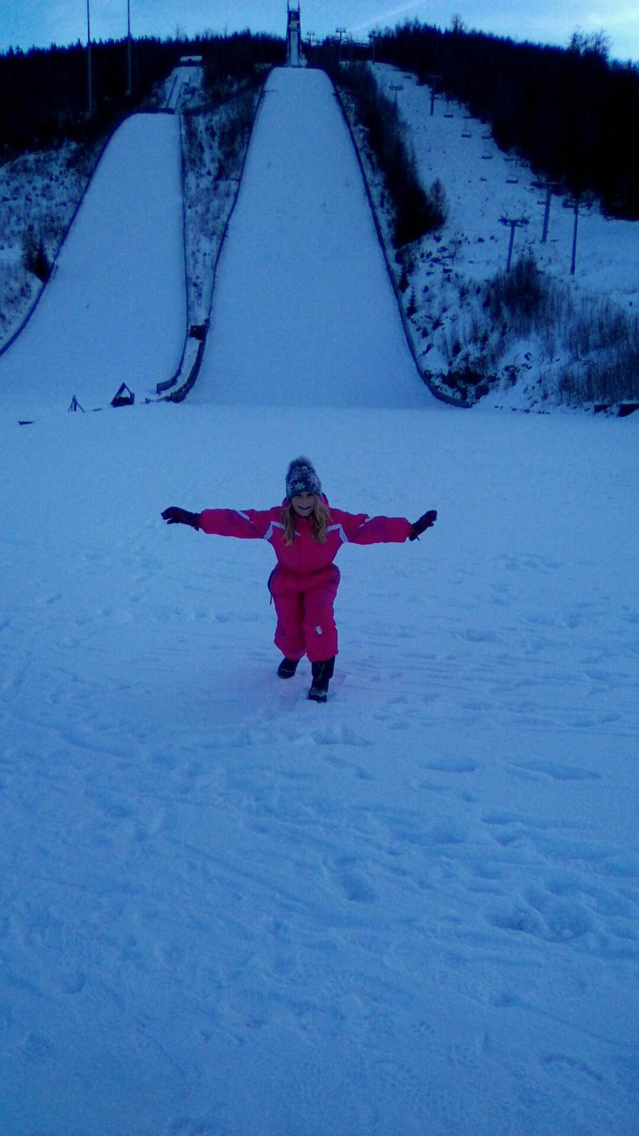 Nikola Jeriova - S rodiči na Čerovu horu 40 cm sněhu
