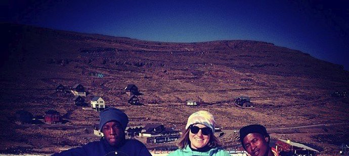 Freeriderka Martina Molnárová si vyzkoušela, jak vypadá lyžování v Africe