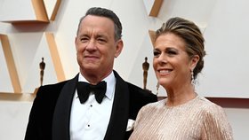 Tom Hanks a Rita Wilson ještě předtím, než se dozvěděli výsledky testu.