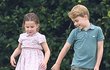 Princezna Charlotte a princ George.