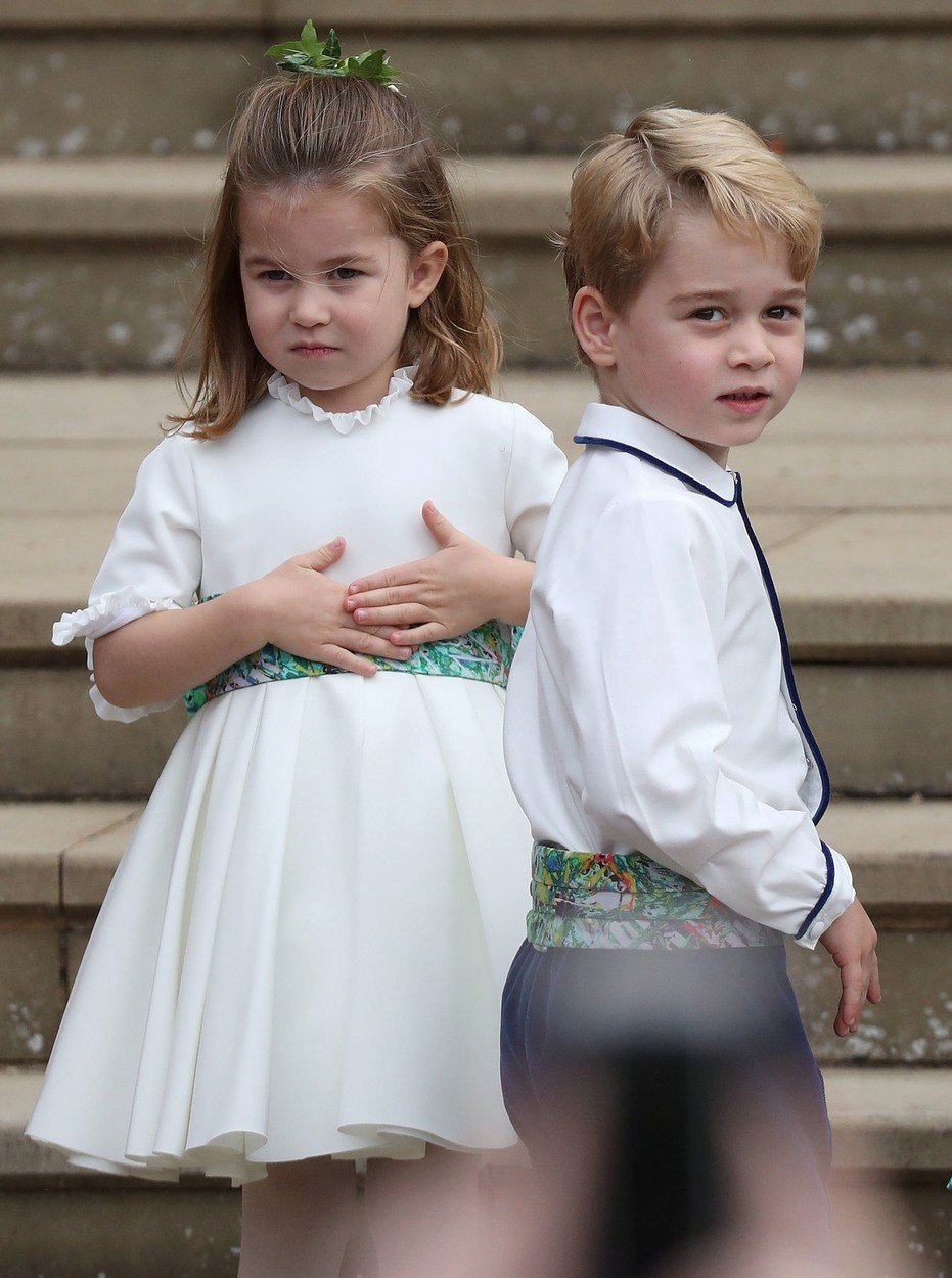 Princezna Charlotte a princ George.