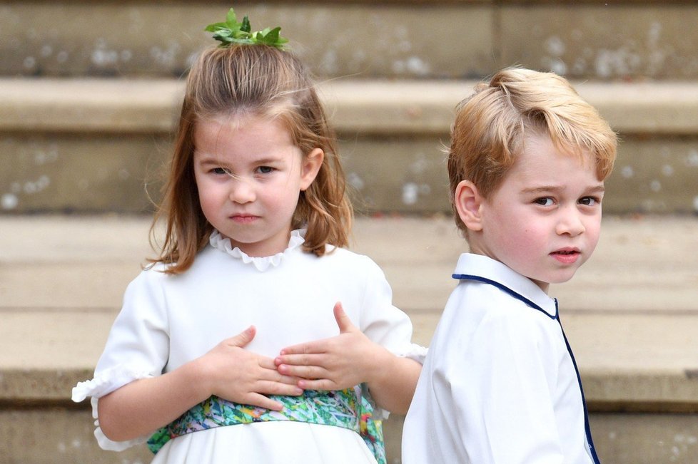 Princ George a princezna Charlotte