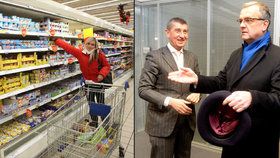 Supermarkety mají na svátky zavřít. Prospěje to Babišovi, hřímal Kalousek