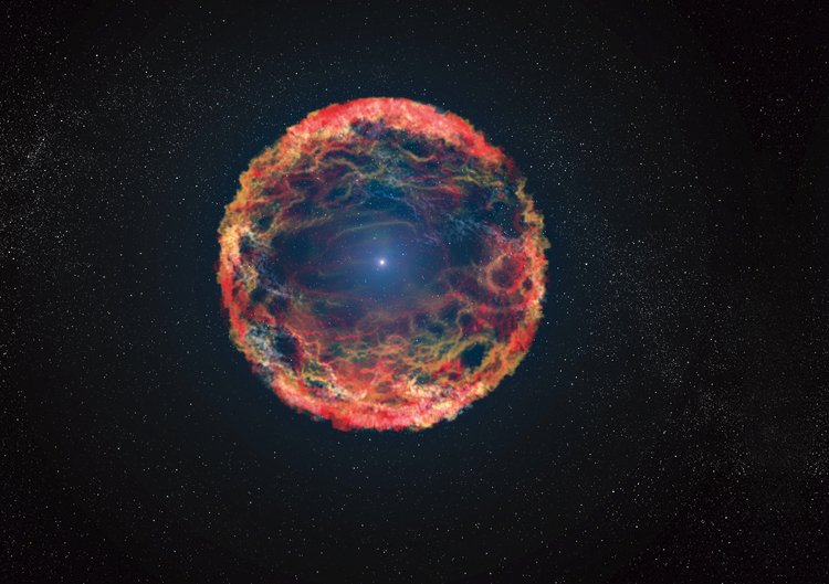 Ilustrace supernovy iPTF14hls