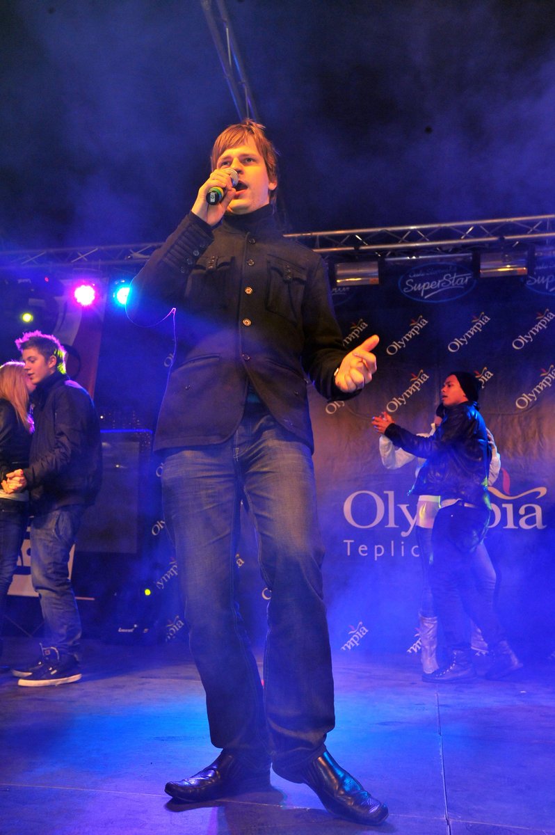 Martin Chodúr zpíval v na koncertě SuperStar v Teplicích