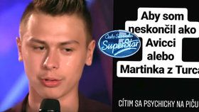 Lacko Angyal ze SuperStar přiznal psychické problémy.