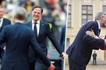 Vřelé vítaní na Hradě: Fiala s premiérem Ruttem a unijními špičkami Michelem a von der Leynovou