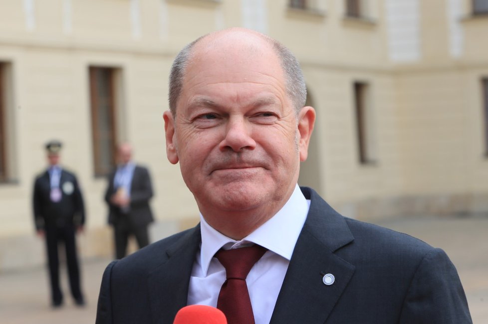 Pražský supersummit 2022: Německý kancléř Olaf Scholz (7.10.2022)