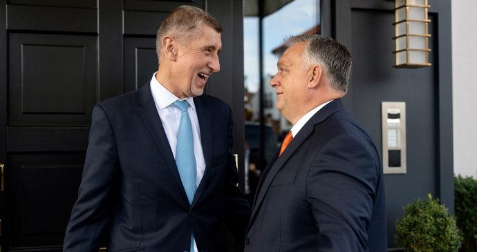 Andrej Babiš a Viktor Orbán