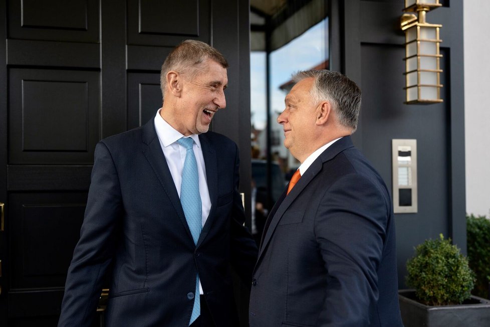 Andrej Babiš a Viktor Orbán