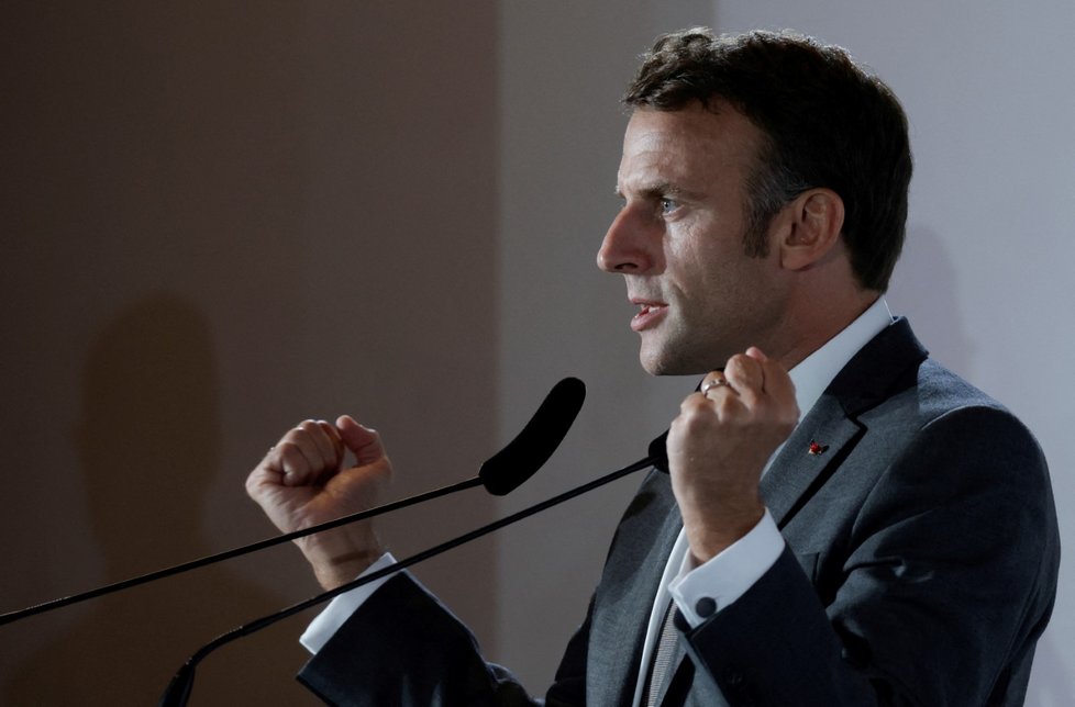 Supersummit na Pražském hradě: Francouzský prezident Emmanuel Macron