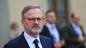 Supersummit na Pražském hradě: Premiér Petr Fiala (ODS)