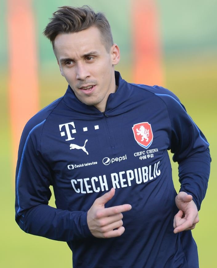 Český fotbalový reprezentant Josef Šural
