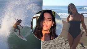 Surfařku zasáhl na pláži výboj z nebe: Byla na místě  mrtvá! Olympiády v Tokiu se už nedočkala