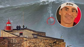 Je to šílenec! Extrémní surfař Garrett McNamara pokořil největší vlnu na světě. Měřila přes 30 metrů.