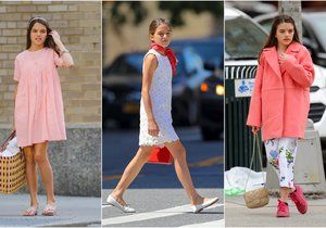 Ve 14 módní ikonou? Podívejte se na povedené outfity dcery Katie Holmes a Toma Cruise