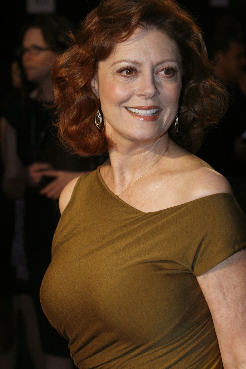 Susan Sarandon na premiéře Money Never Sleeps