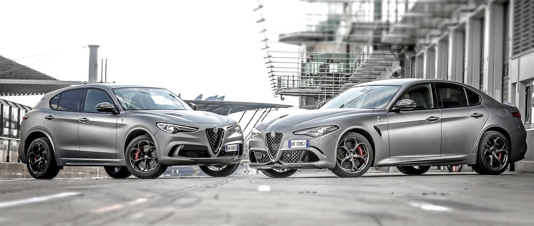 Alfa Romeo Giulia QV a Stelvio QV NRING