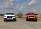 Video: Audi Q5 vs. Range Rover Evoque. Vyhýbací manévr a pipinkovský srovnávák