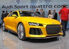 Audi Nanuk quattro a Sport quattro ve Frankfurtu: První dojmy a 2x video