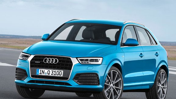 Audi Q3 2015: Vzhledové retuše, Euro 6 a vyšší výkon pro RS