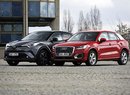 Toyota C-HR 1.2T vs Audi Q2 1.4 TSI – #nepostradatelní