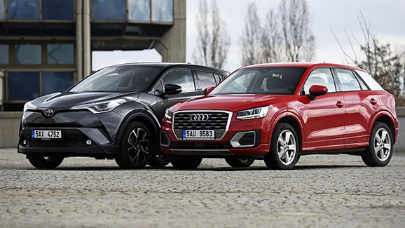 TEST Toyota C-HR 1.2T vs Audi Q2 1.4 TSI – #nepostradatelní