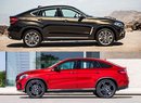 Cenové srovnání: Mercedes-Benz GLE kupé vs. BMW X6