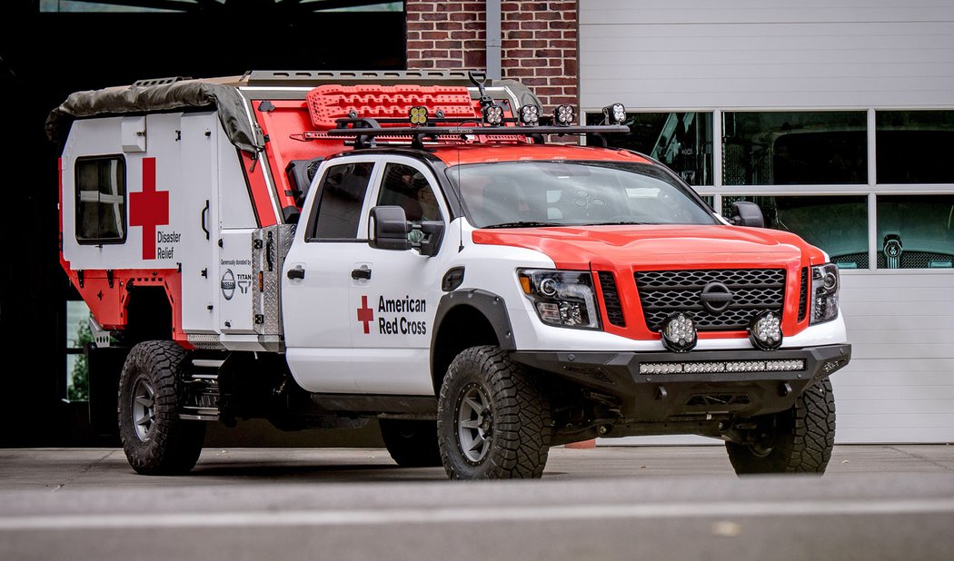 Nissan Titan Red Cross