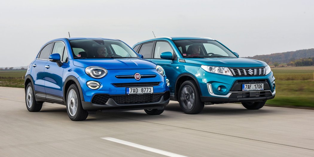 Fiat 500X 1.0 FireFly vs. Suzuki Vitara 1.0 BoosterJet