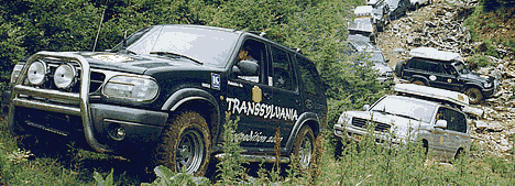 Ford Explorer v Transylvánských alpách