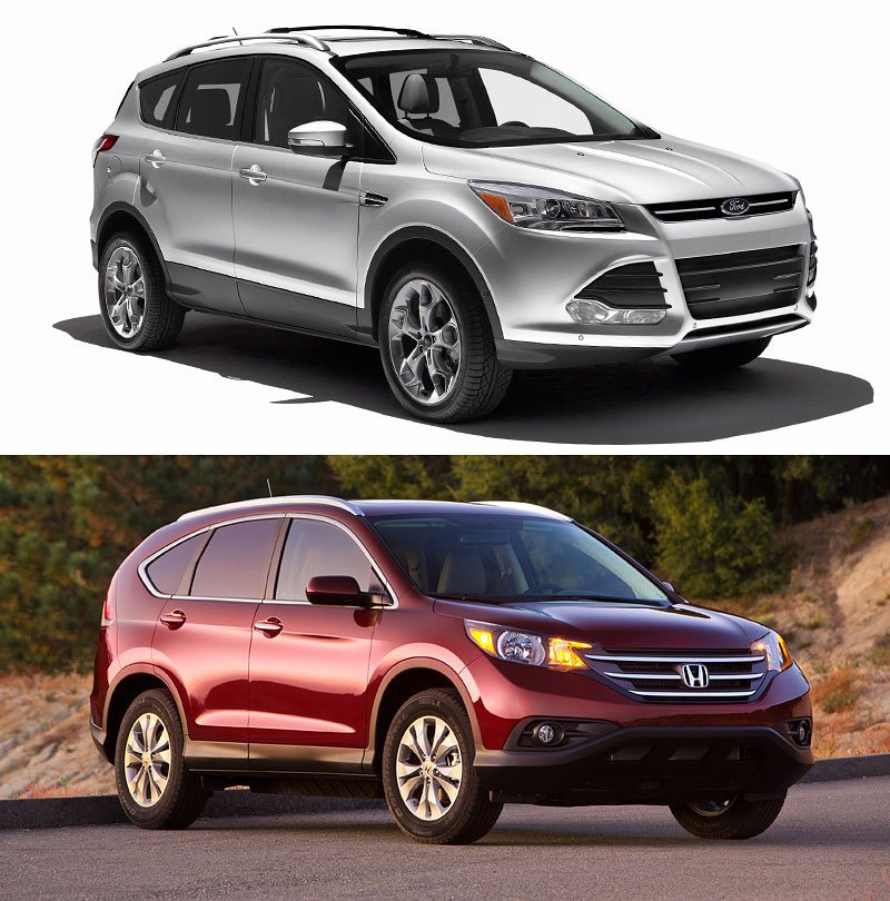 Srovnání Ford Escape vs. Honda CR-V
